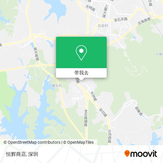 恒辉商店地图