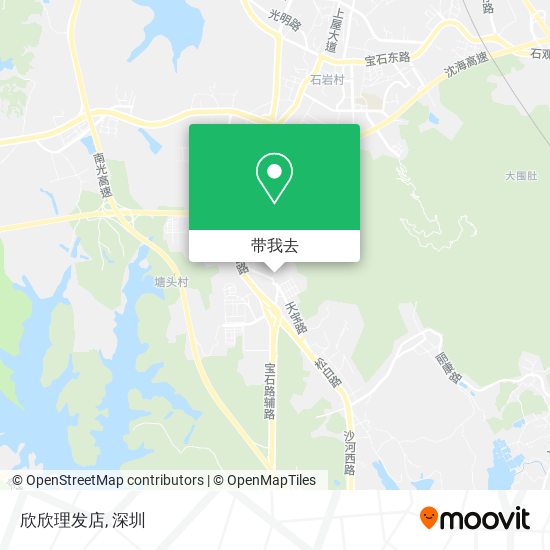 欣欣理发店地图