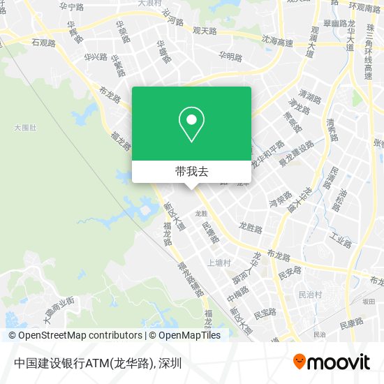 中国建设银行ATM(龙华路)地图