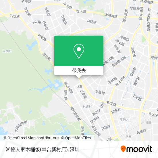 湘赣人家木桶饭(羊台新村店)地图