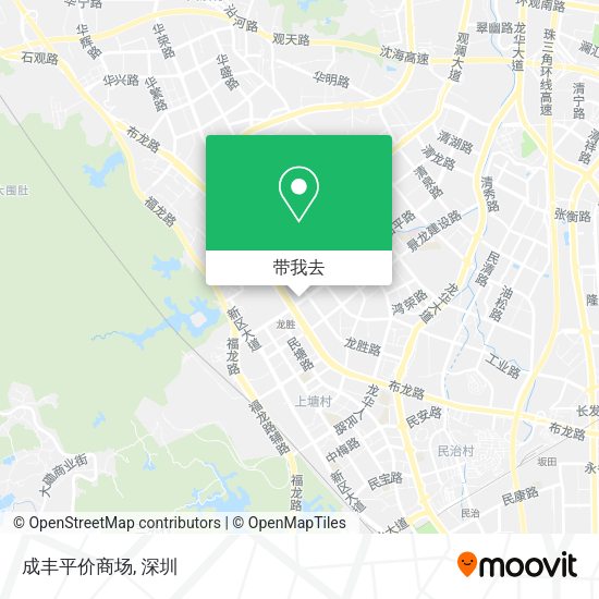 成丰平价商场地图