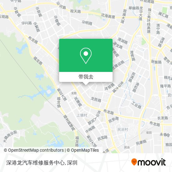 深港龙汽车维修服务中心地图