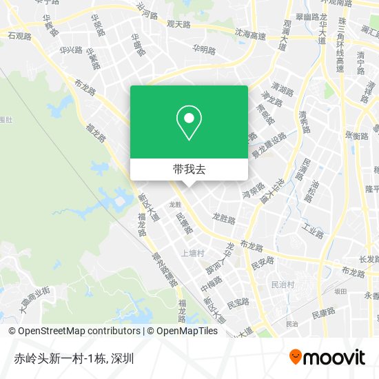 赤岭头新一村-1栋地图