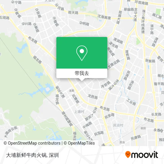 大埔新鲜牛肉火锅地图
