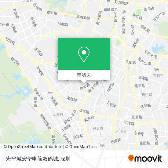 宏华城宏华电脑数码城地图