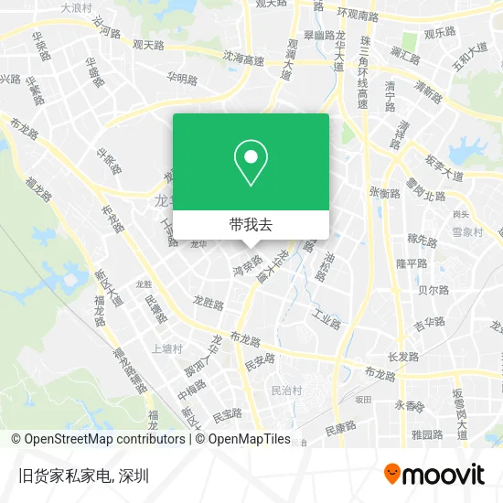 旧货家私家电地图