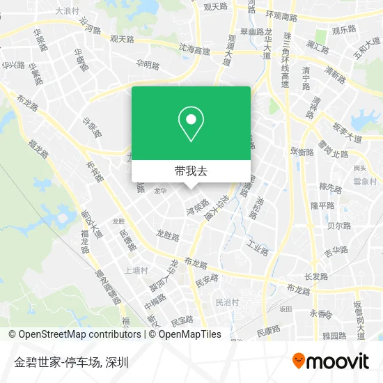 金碧世家-停车场地图