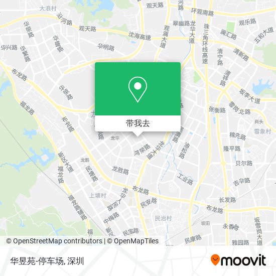 华昱苑-停车场地图