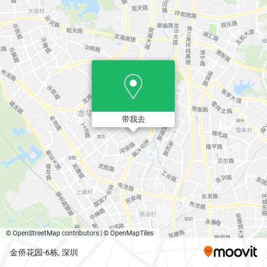 金侨花园-6栋地图