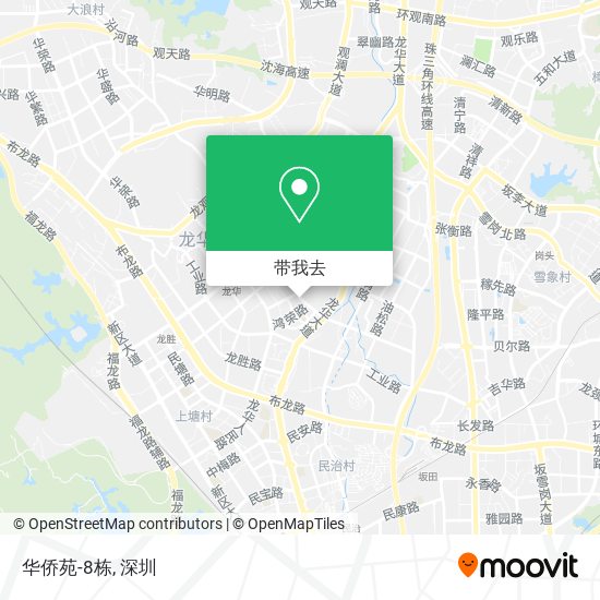 华侨苑-8栋地图