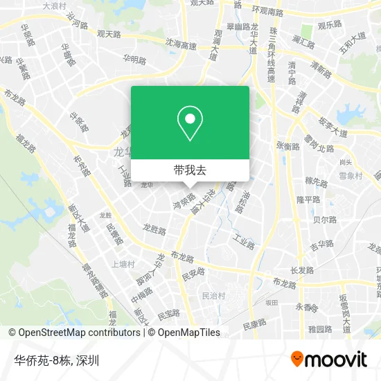 华侨苑-8栋地图
