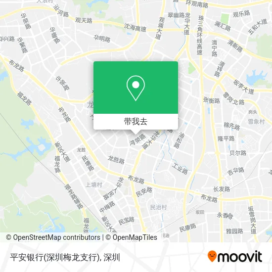 平安银行(深圳梅龙支行)地图