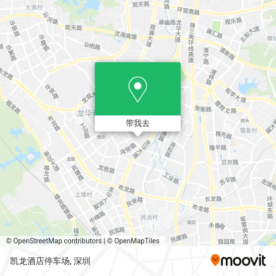 凯龙酒店停车场地图