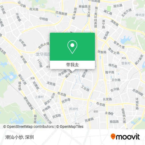 潮汕小炒地图