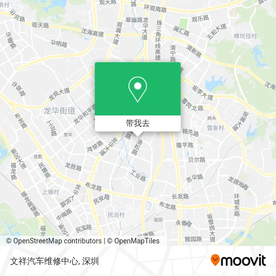 文祥汽车维修中心地图