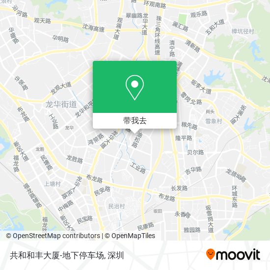 共和和丰大厦-地下停车场地图