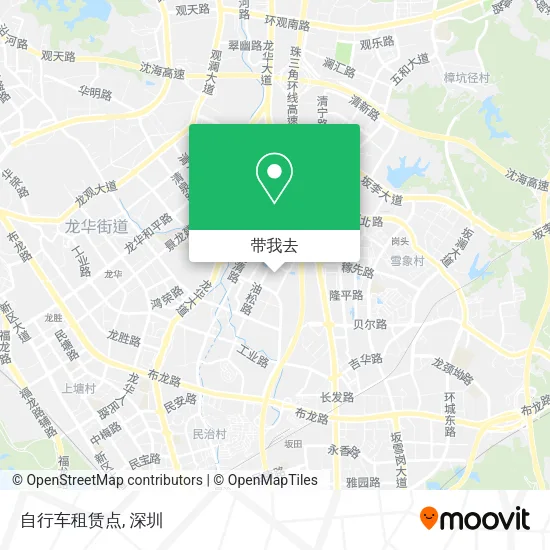 自行车租赁点地图