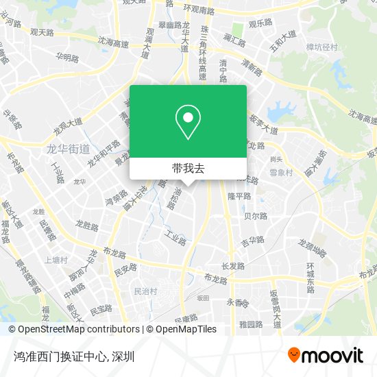 鸿准西门换证中心地图