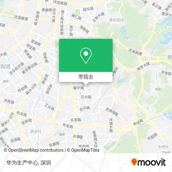 华为生产中心地图