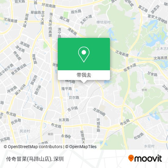 传奇冒菜(马蹄山店)地图