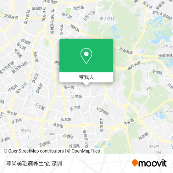 尊尚美驻颜养生馆地图