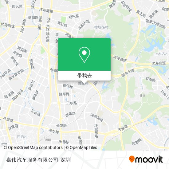 嘉伟汽车服务有限公司地图