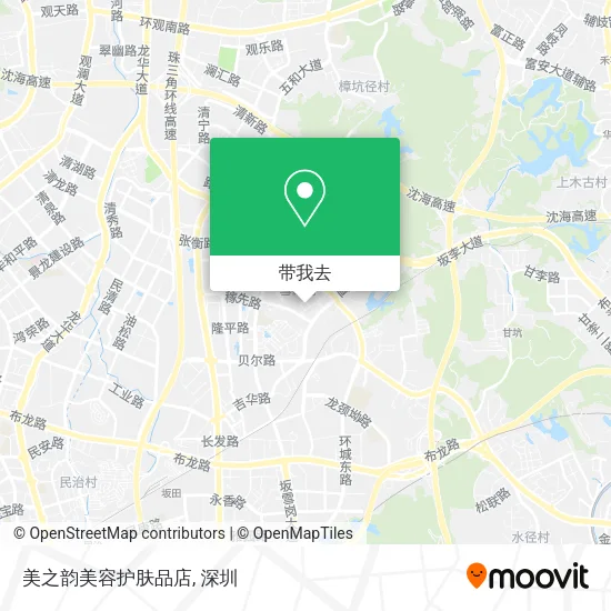 美之韵美容护肤品店地图