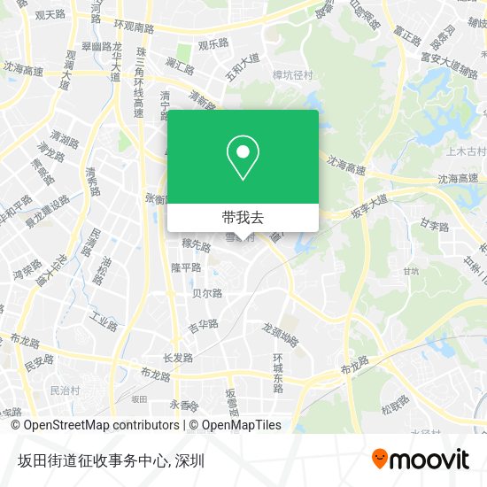 坂田街道征收事务中心地图