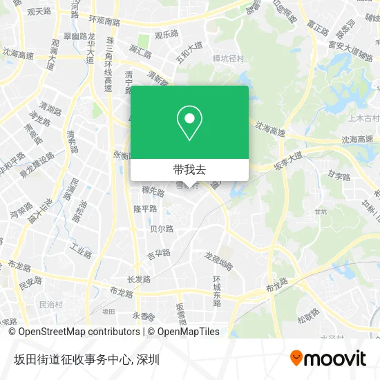 坂田街道征收事务中心地图