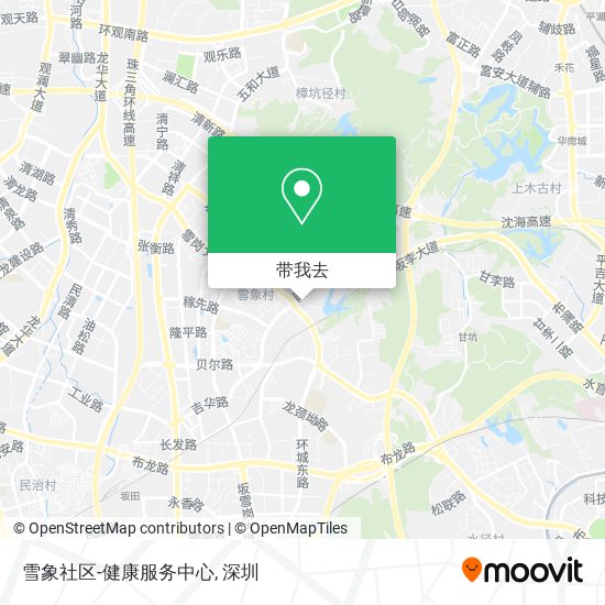 雪象社区-健康服务中心地图