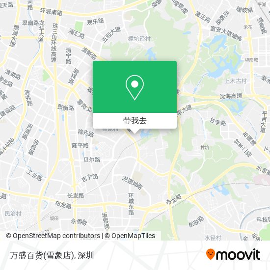 万盛百货(雪象店)地图