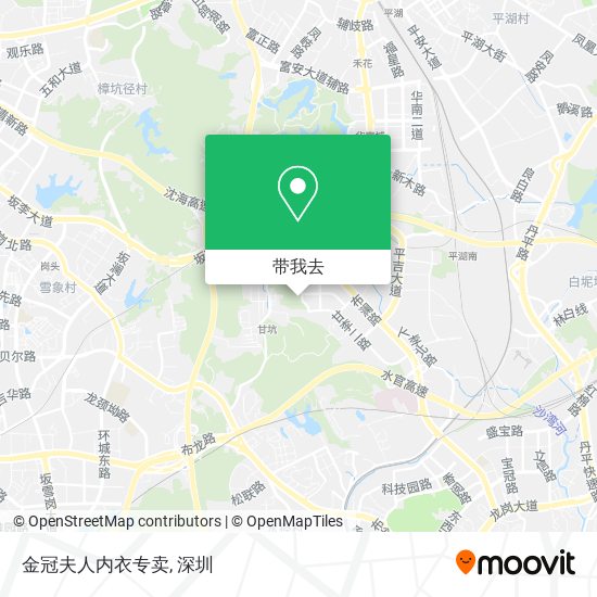 金冠夫人内衣专卖地图
