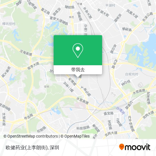 欧健药业(上李朗街)地图