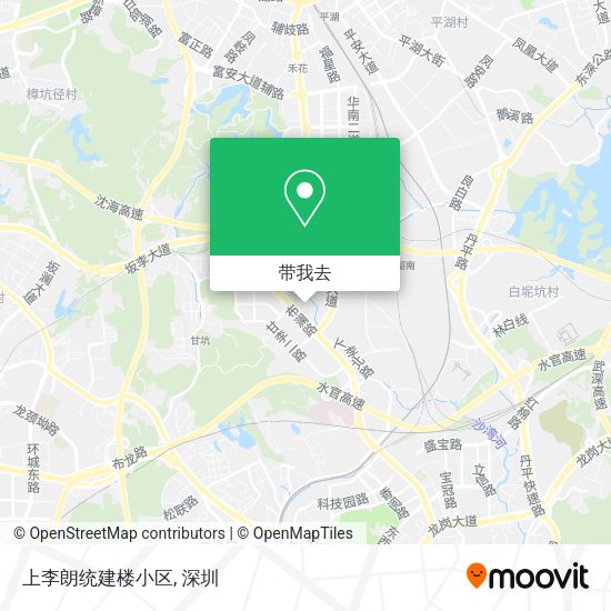 上李朗统建楼小区地图