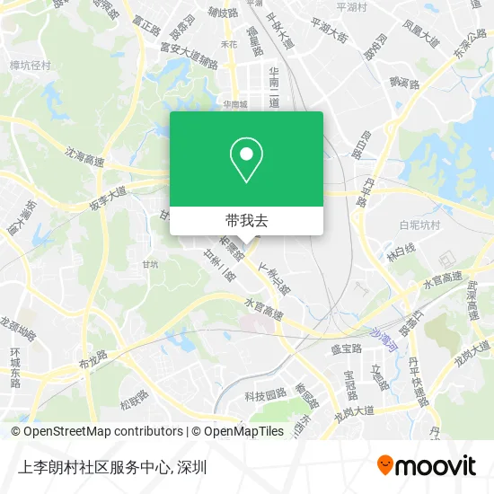 上李朗村社区服务中心地图