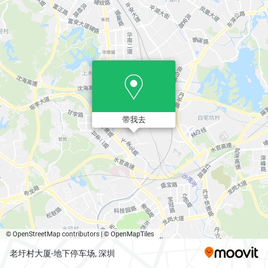 老圩村大厦-地下停车场地图