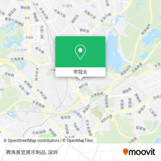 腾海展览展示制品地图