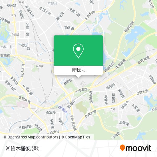 湘赣木桶饭地图
