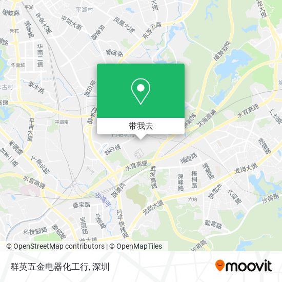 群英五金电器化工行地图