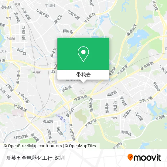 群英五金电器化工行地图