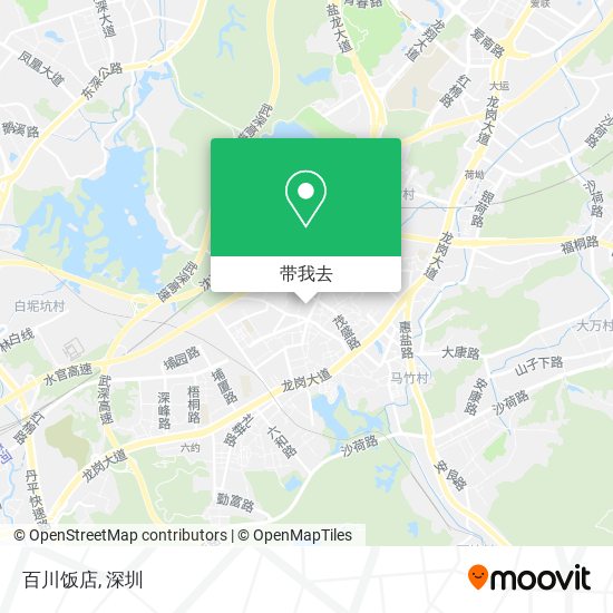 百川饭店地图