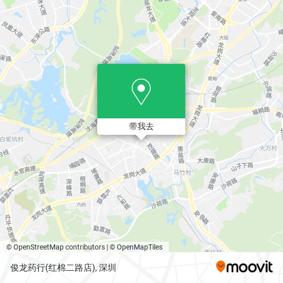 俊龙药行(红棉二路店)地图