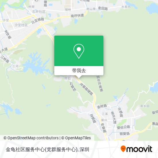 金龟社区服务中心(党群服务中心)地图