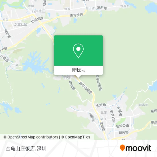 金龟山庄饭店地图