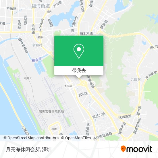 月亮海休闲会所地图