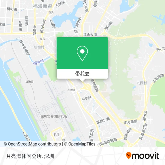 月亮海休闲会所地图
