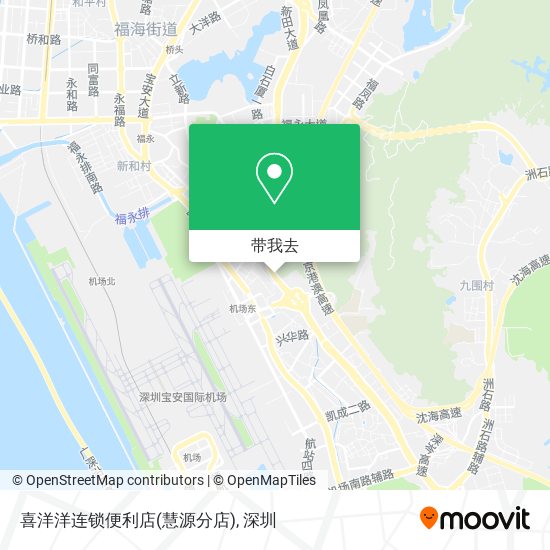 喜洋洋连锁便利店(慧源分店)地图
