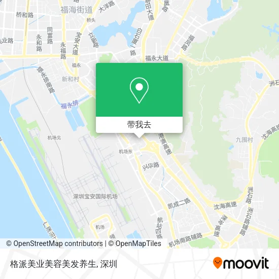 格派美业美容美发养生地图