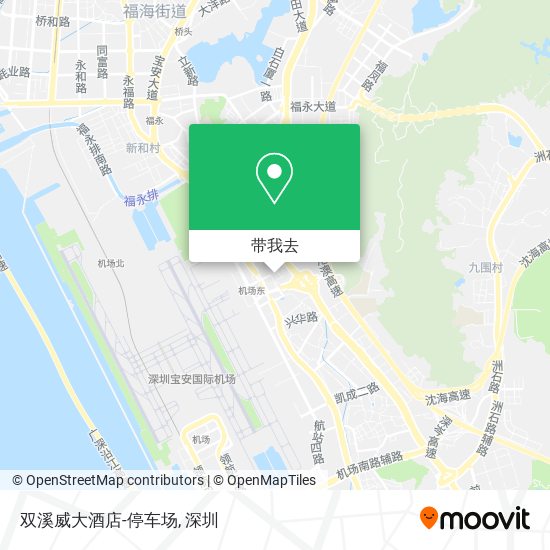 双溪威大酒店-停车场地图