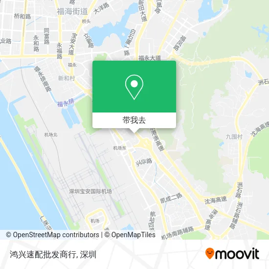 鸿兴速配批发商行地图